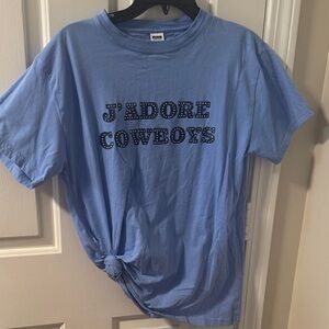 PINK Victoria's Secret Light Blue Tee